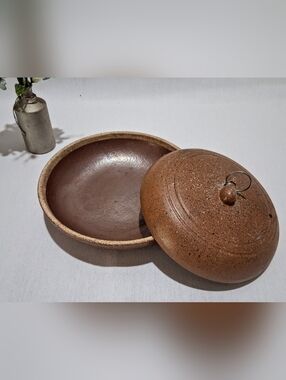 Vintage Japanese Donabe Earthenware Cooking Pot